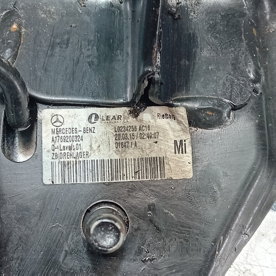 12-18MERCEDES A-CLASS W176 GENUINE REAR SEAT FOLDING MECHANISM CLAMP A1769200324