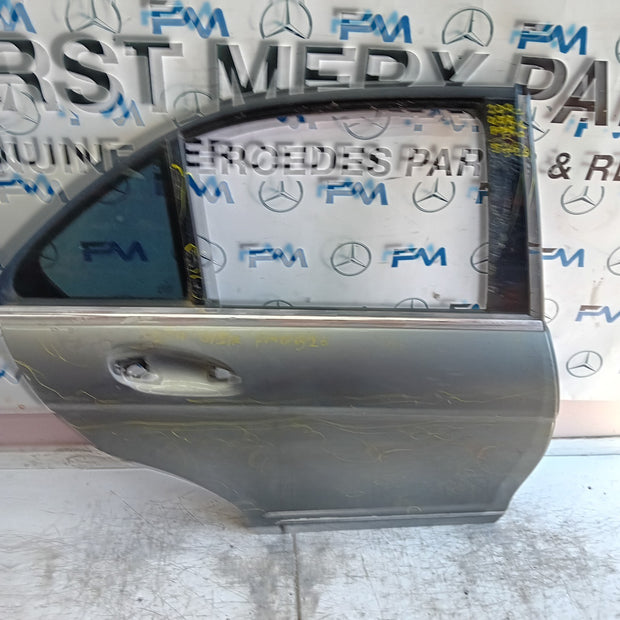MERCEDES BENZ  BENZ C-CLASS W204 DRIVER REAR DOOR OSR 2012 GREY FMD526