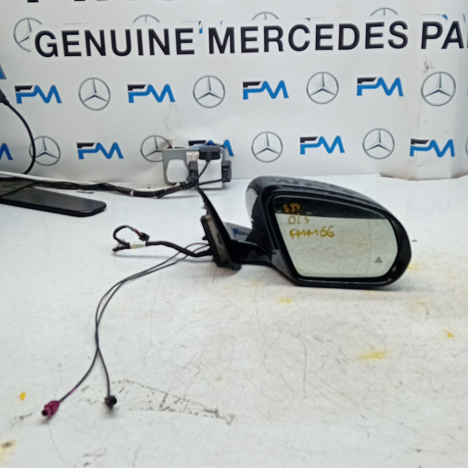 MERCEDES E-CLASS W213 DRIVER  WING MIRROR OSF GREY 2016 PL BS A2138104000 FMM66