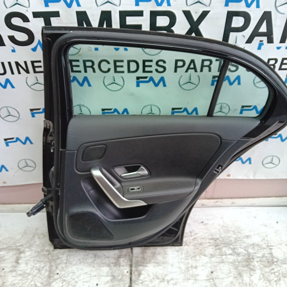 MERCEDES A-CLASS W177 SLN DRIVER REAR DOOR OSR BLACK 2018 ON COMPLETE FMD262