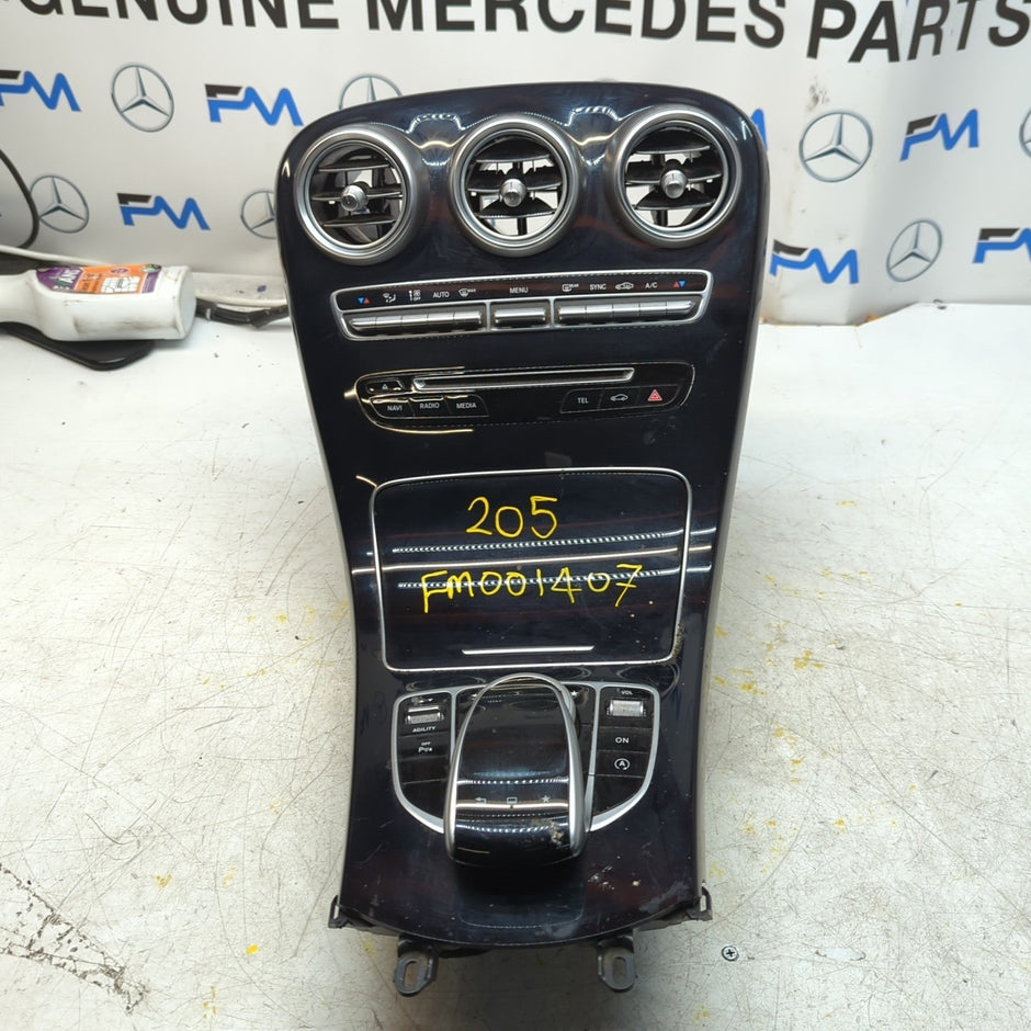  MERCEDES E-CLASS W205 CENTRE CONSOLE + 3 AIR VENT A2054402032 FM001407