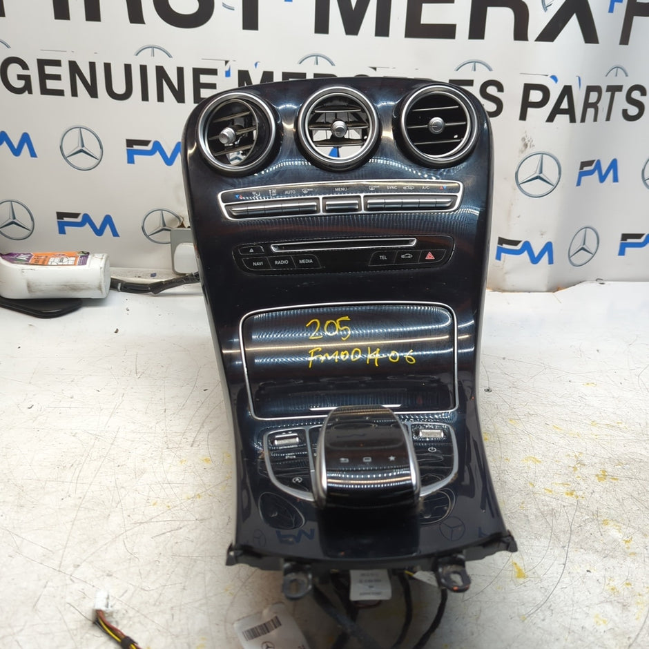  MERCEDES E-CLASS W205 CENTRE CONSOLE + 3 AIR VENT A2054402032 FM001406