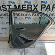 MERCEDES BENZ  A-CLASS W176 DRIVER REAR DOOR OSR 2012 SILVER COMPLETE FMD488