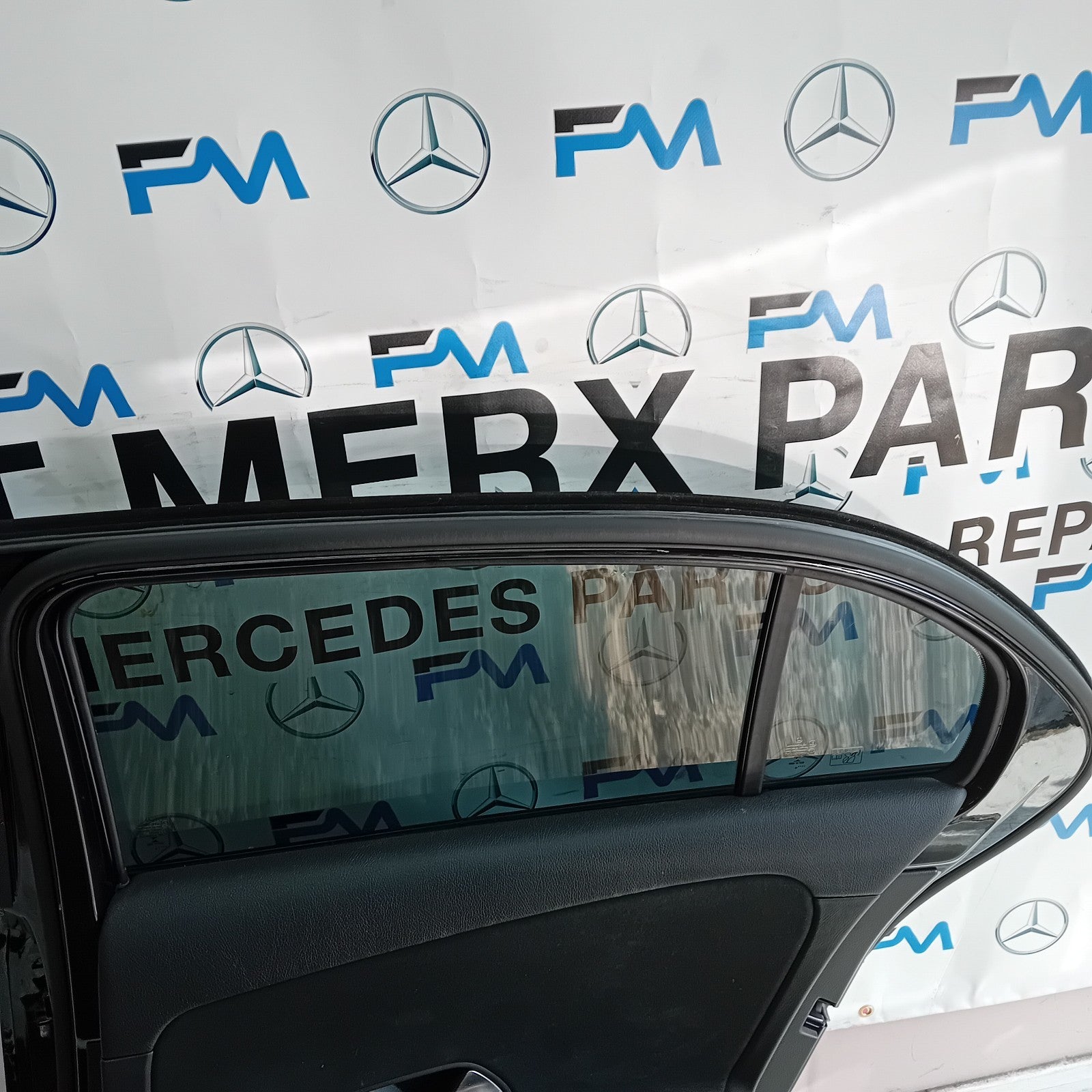 MERCEDES BENZ A-CLASS W177 DRIVER REAR DOOR OSR GREY 2018 ON COMPLETE FMD371