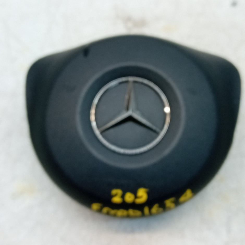 MERCEDES BENZ C-CLASS W205 STEERING WHEEL AIRBAG DRIVER OS RIGHT Q10 FM001654