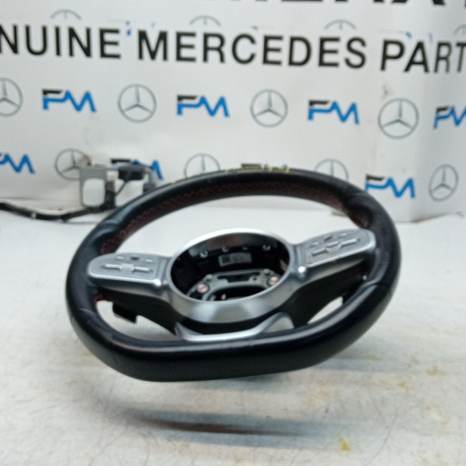 MERCEDES W205 C-CLASS MULTIFUNCTION STEERING WHEEL FL 2014 A0050004599 FM001401