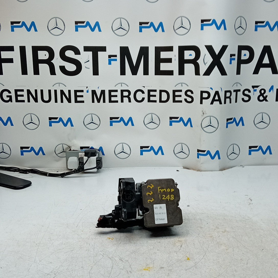 MERCEDES BENZ S-CLASS W222 ABS PUMP MODULE CONTROL UNIT A2224315912 FM001248