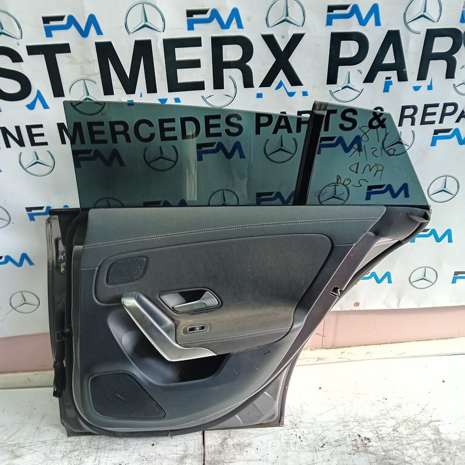 MERCEDES BENZ CLA C118 DRIVER REAR DOOR OSR GREY 2019 ON COMPLETE FMD201
