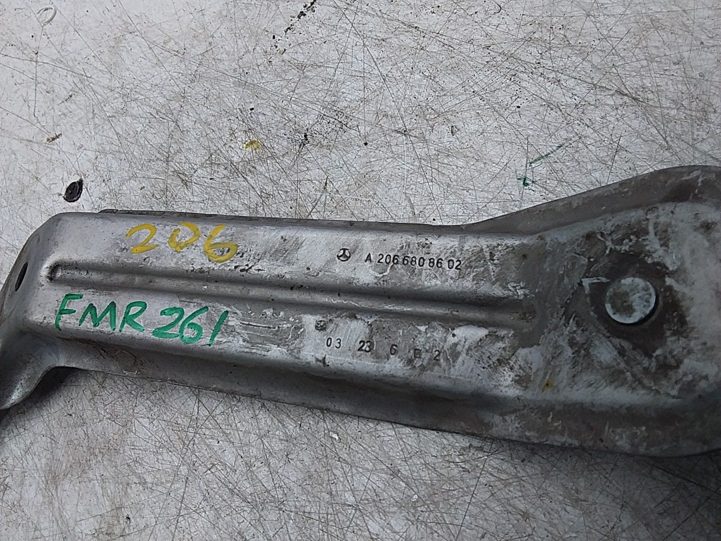 MERCEDES C-CLASS W206 REAR RIGHT BUMPER BRACKET A2066808602 FMR261