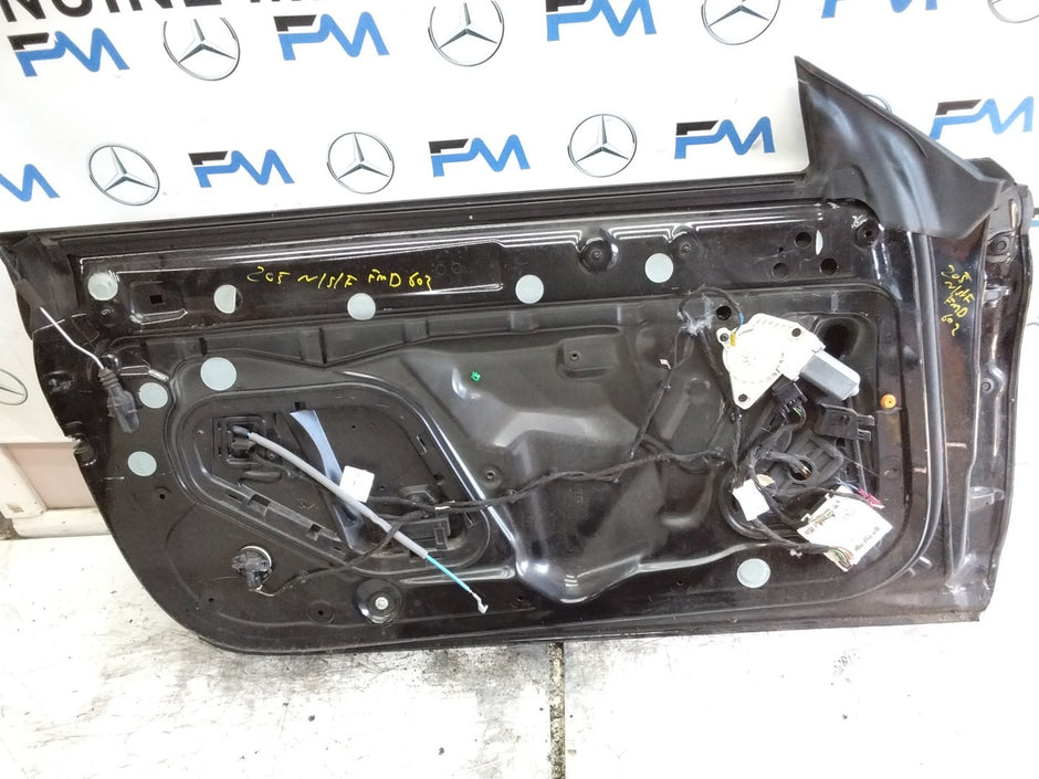 MERCEDES BENZ  C-CLASS W205 PASSENGER FRONT DOOR NSF BLACK 2014-21  FMD602