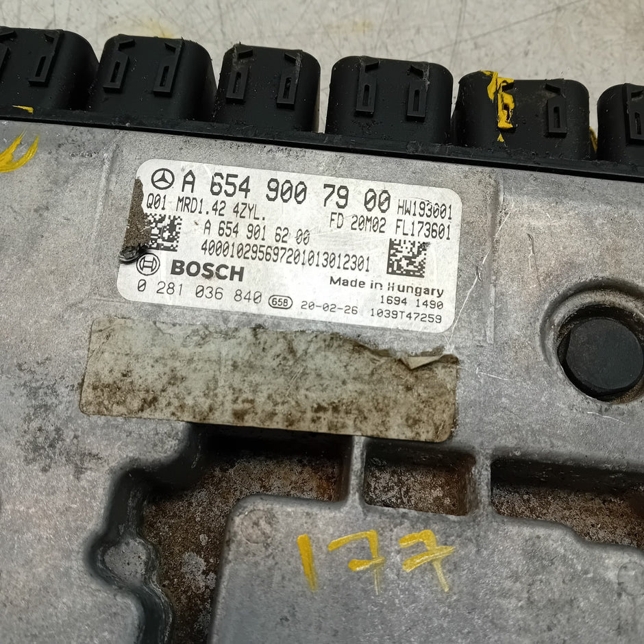 MERCEDES A-CLASS W177 ECU DIESEL ENGINE CONTROL MODULE A6549007900 FM001470