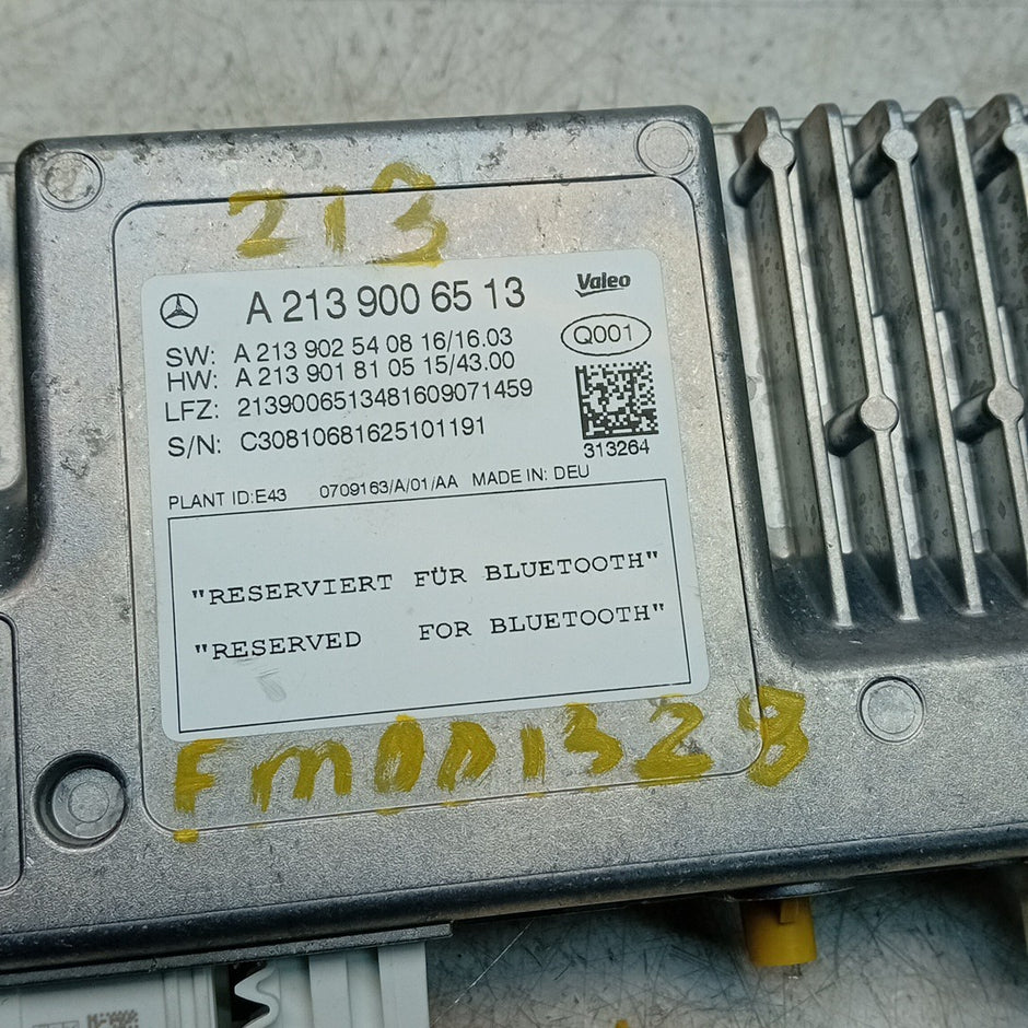 MERCEDES C-CLASS W213 BLUETOOTH PARKING CONTROL MODULE 2016 A2139006513 FM001328