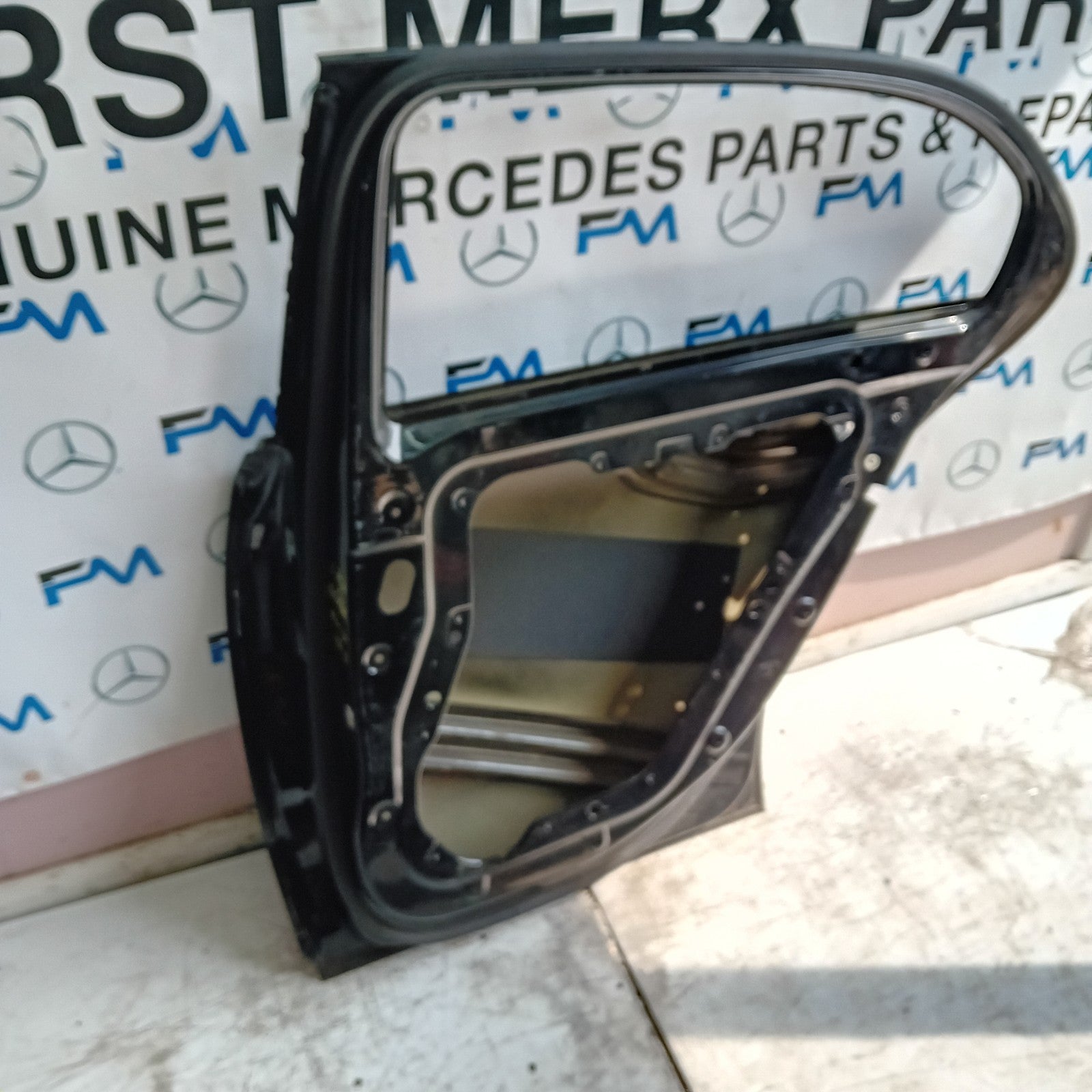 MERCEDES A-CLASS W177 SLN DRIVER REAR DOOR OSR 2018 ON BLACK FMD285