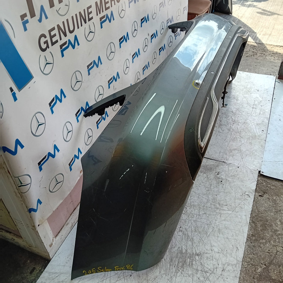 MERCEDES C-CLASS W205  W205 SALOON REAR BUMPER GREY 2014 ON A2058850138 FMX86