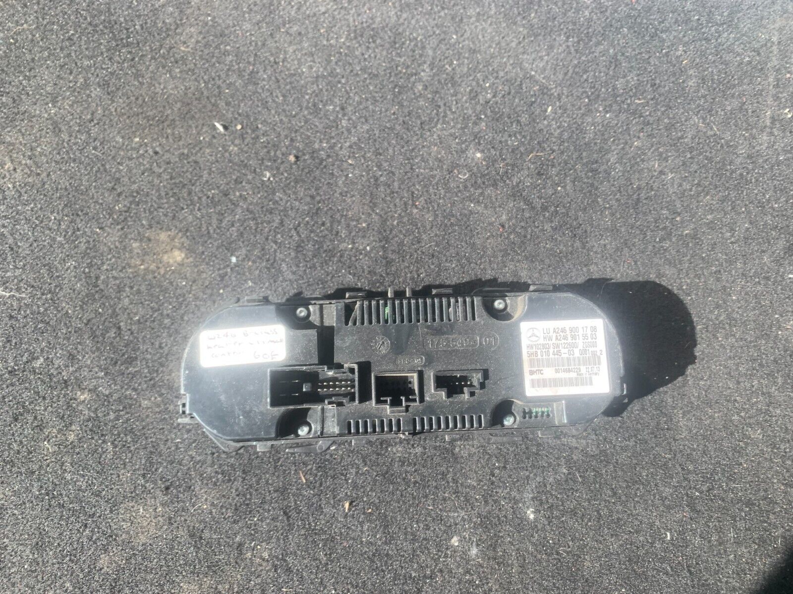 Mercedes A Class W176 2012 - 2018 AC Air Con & Heater Climate Control A246900170