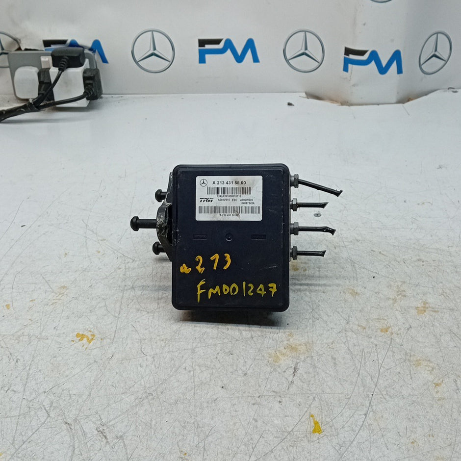 MERCEDES BENZ E-CLASS W213 ABS PUMP MODULE CONTROL UNIT A2134315800 FM001247