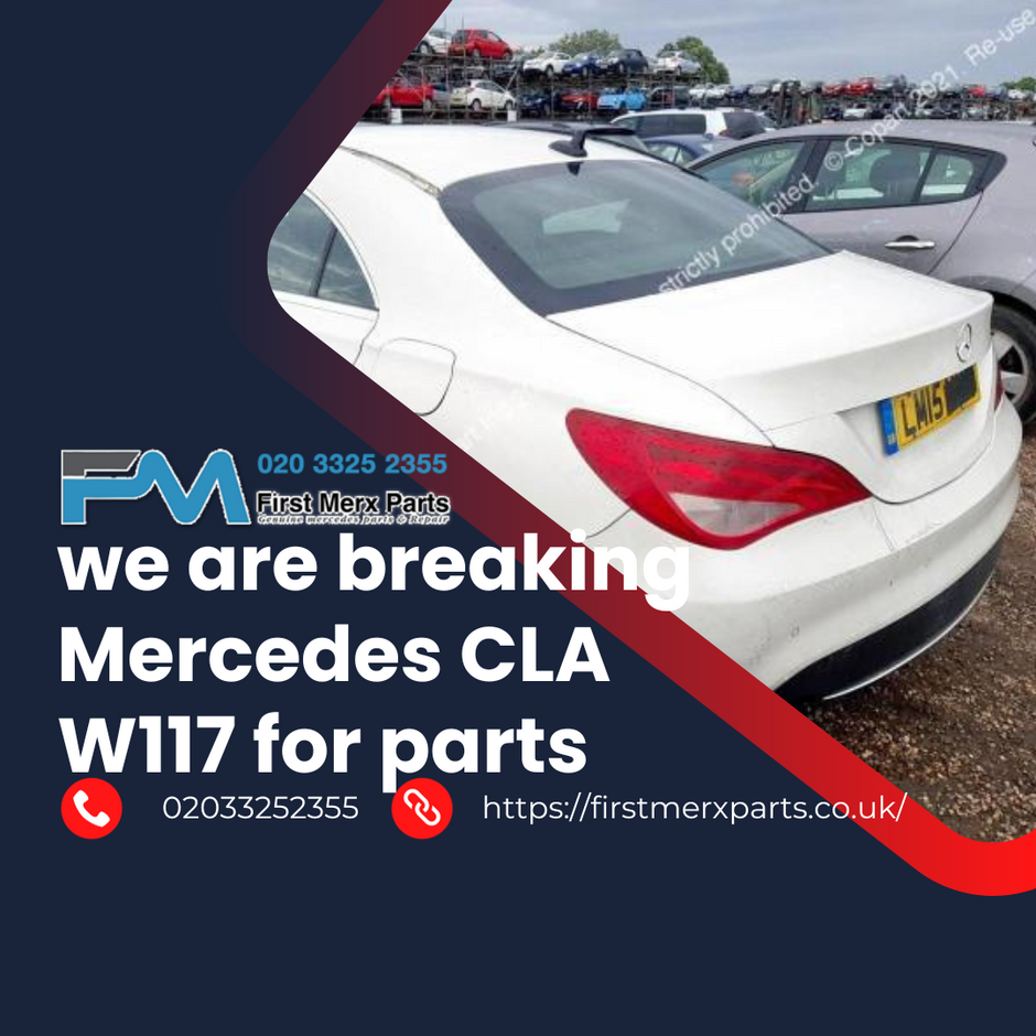 MERCEDES BENZ CLA W117 BREAKING/ ENGINE AND GEAR BOX