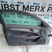 MERCEDES C-CLASS W204 PASSENGER FRONT DOOR NSF 2009-2014 GREY COMPLETE FMD406