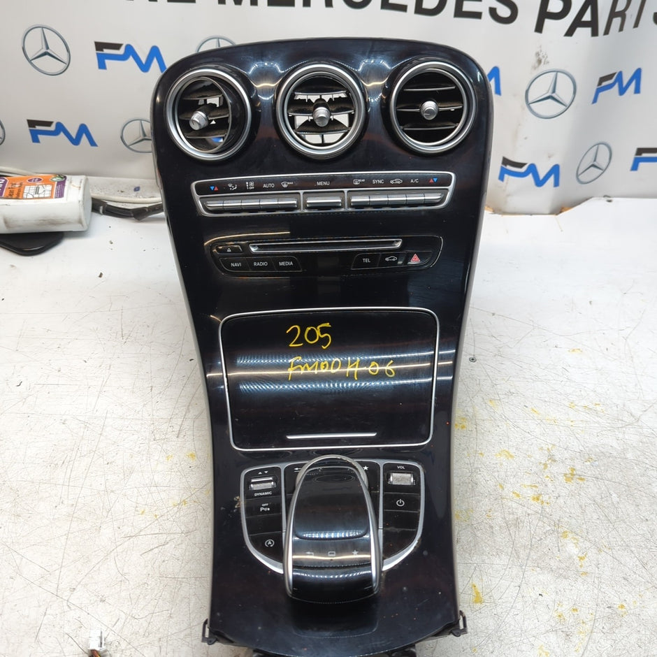  MERCEDES E-CLASS W205 CENTRE CONSOLE + 3 AIR VENT A2054402032 FM001406