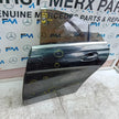 MERCEDES CLA 117 PASSENGER REAR DOOR NSR BLACK 2013-19 COMPLETE FMD244
