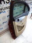 MERCEDES BENZ  C-CLASS W205 DRIVER SIDE REAR DOOR O/S/R COMPLETE RED FMD91