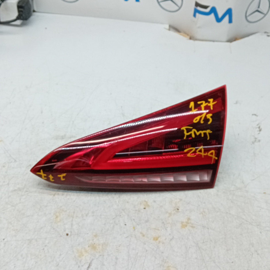 MERCEDES A-CLASS W177 DRIVER RIGHT OS REAR INNER TAIL LIGHT A1779062000 FMT244