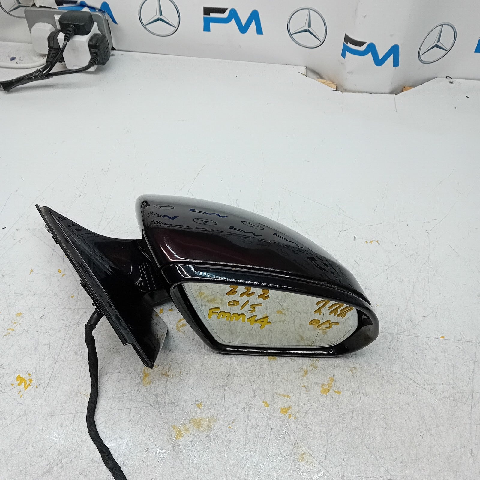 MERCEDES S-CLASS W222 DRIVER SIDE WING MIRROR BROWN A2228101601 PL FMM44
