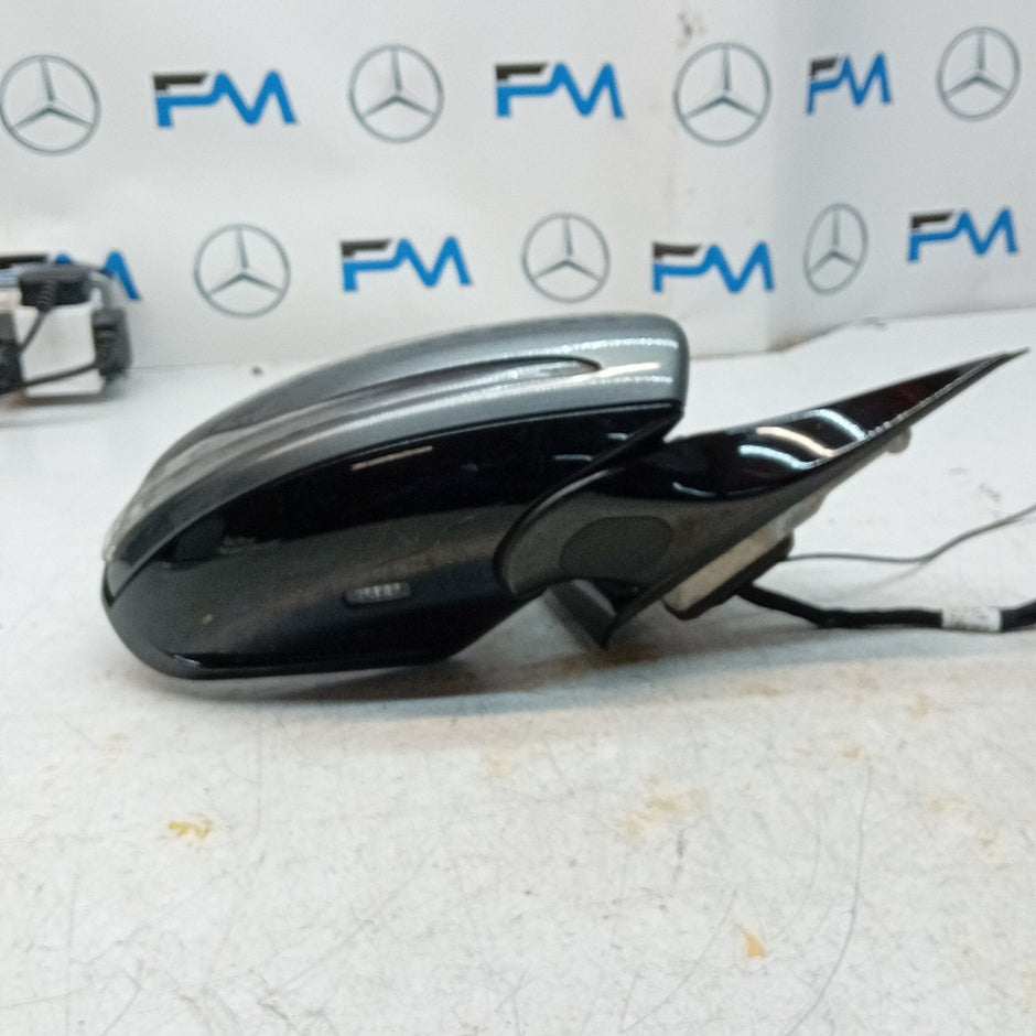 MERCEDES E-CLASS W213 DRIVER SIDE WING MIRROR GREY A2138102800 PL 2016 ON FMM47