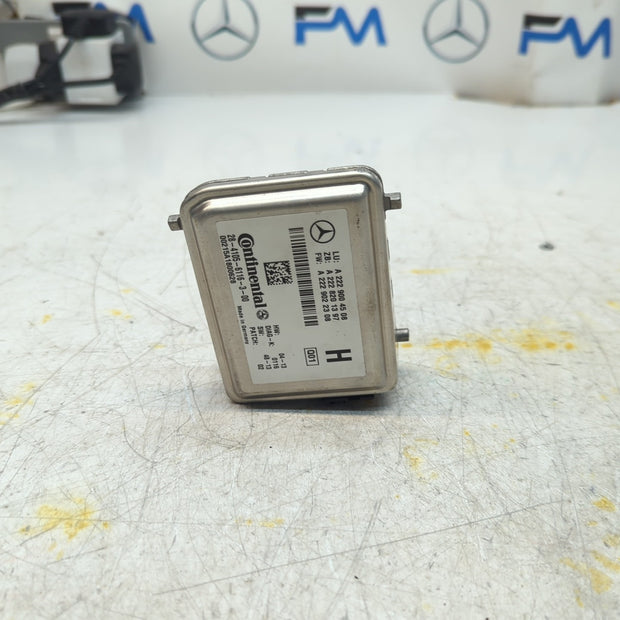MERCEDES BENZ S-CLASS W222 FRONT WINDSHIELD CAMERA CONTROL A2229004508 FM001417