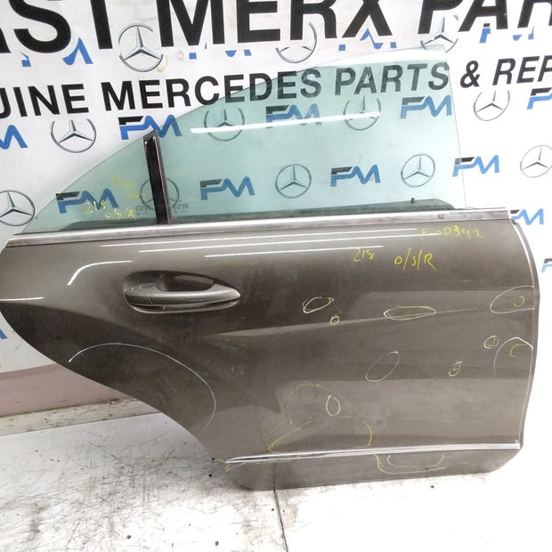 MERCEDES CLS W218 COU DRIVER REAR DOOR OSR BROWN 2018 ON COMPLETE FMD342