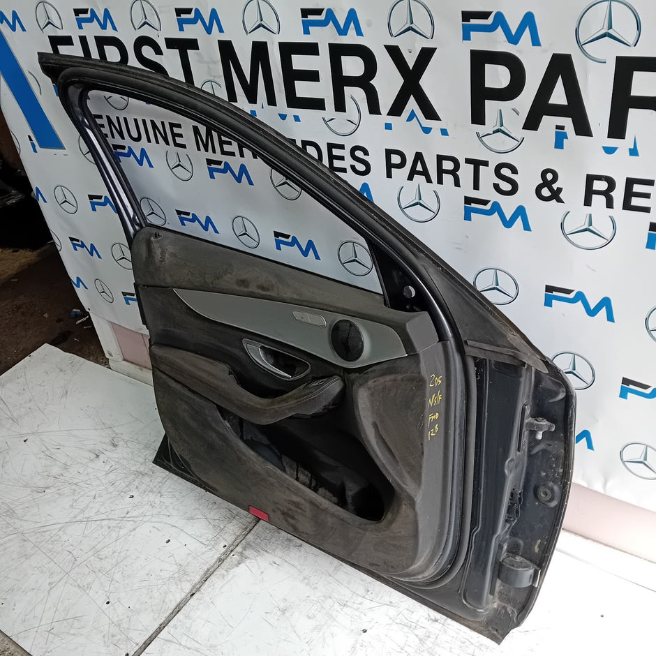 MERCEDES BENZ C-CLASS W205 PASSENGER SIDE FRONT DOOR N/S/F COMPLETE FMD128