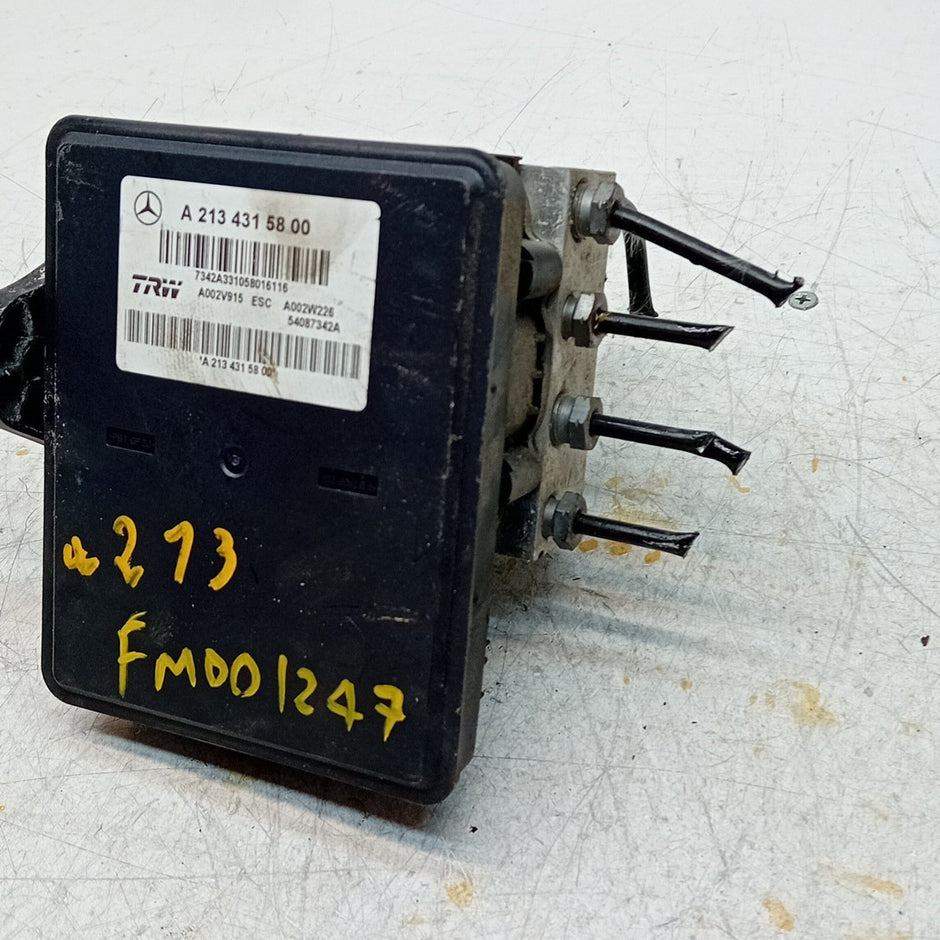 MERCEDES BENZ E-CLASS W213 ABS PUMP MODULE CONTROL UNIT A2134315800 FM001247