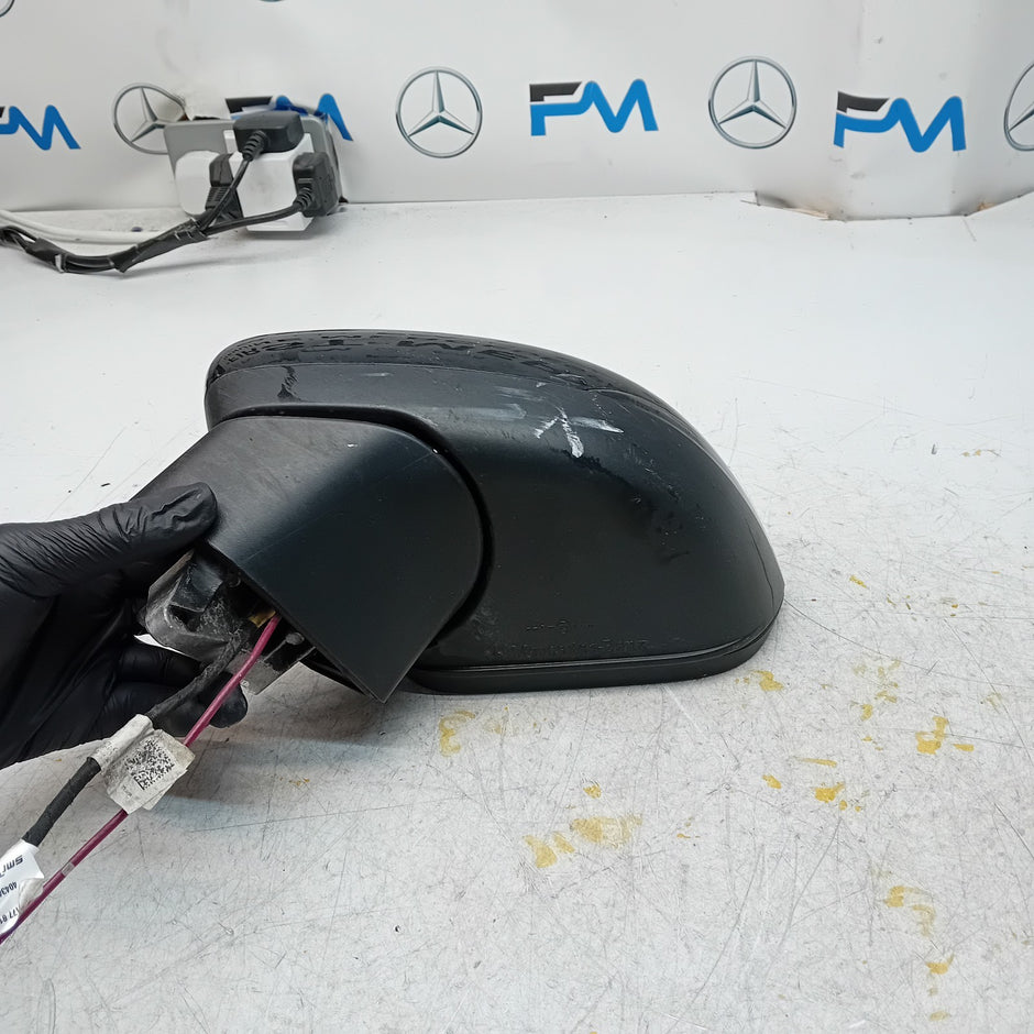 MERCEDES A-CLASS  W177 PASSENGER SIDE WING MIRROR A1778104304 BLACK FMM35