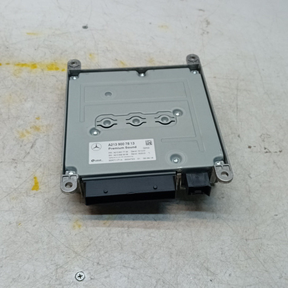 MERCEDES BENZ E-CLASS W213 PREMIUM SOUND SYSTEM AMPLIFIER A2139007813 FM001306