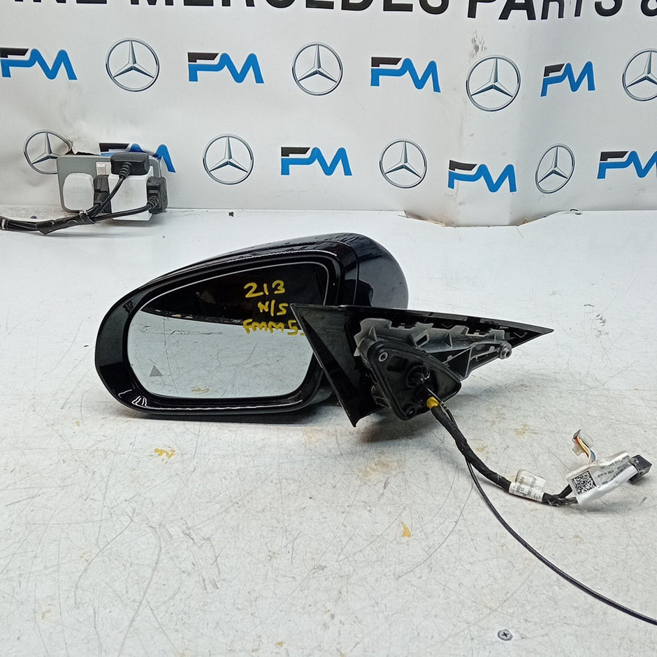 MERCEDES E-CLASS W213 PASSENGER SIDE WING MIRROR BLUE A2138103900 PL BS 16 FMM51