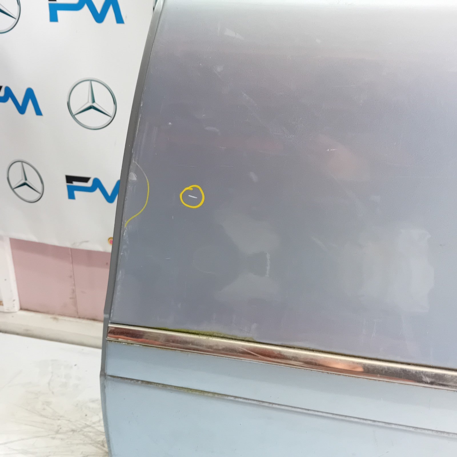 MERCEDES GL SUV W164 PASSENGER SIDE REAR DOOR NSR GREY 2007-2012 COMPLETE FMD176