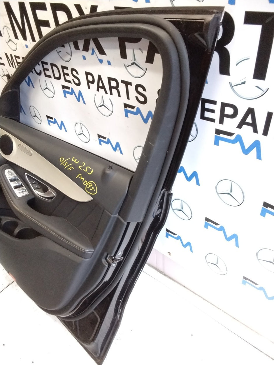 MERCEDES BENZ  GLC W253 DRIVER SIDE FRONT DOOR O/S/F COMPLETE BLACK FMD95