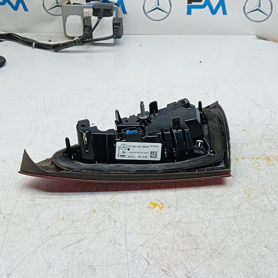 MERCEDES A-CLASS W177 PASSENGER LEFT NS REAR INNER TAIL LIGHT A1779061900 FMT238
