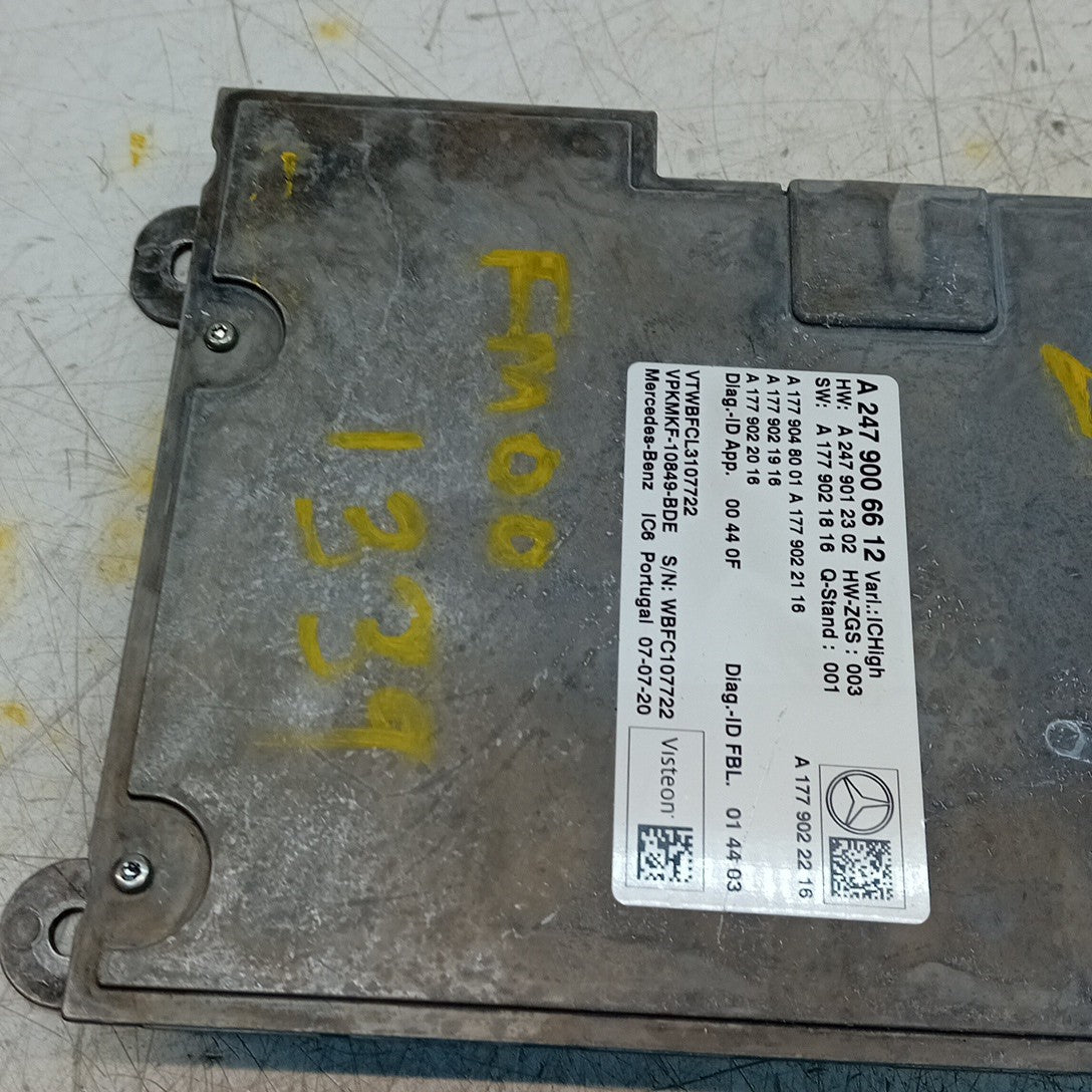MERCEDES B-CLASS W247 INSTRUMENT CLUSTER CONTROL MODULE A2479006612 FM001339
