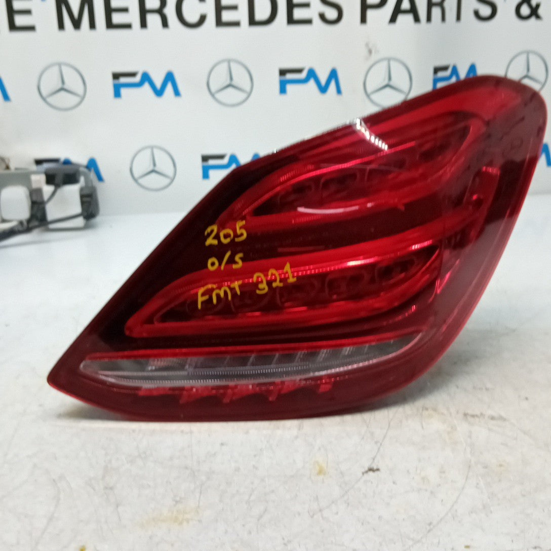 MERCEDES BENZ C-CLASS W205 DRIVER REAR TAIL LIGHT OS  2015 A2059061457 FMT321