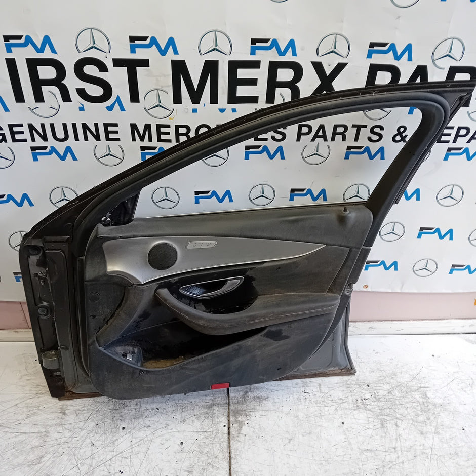 MERCEDES BENZ  E-CLASS W213 DRIVER FRONT DOOR OSF GREY 2016 ON COMPLETE FMD202