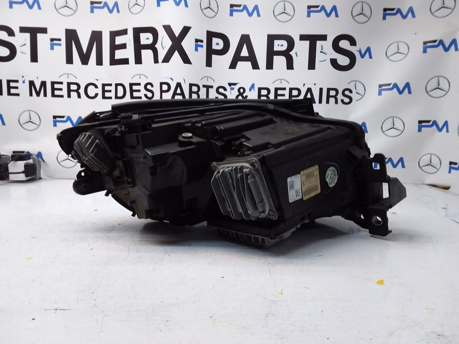 18 MERCEDES GLE W166 COMPLETE FACELIFT HEADLIGHT PASSENGER NS A1669064103 FMH109