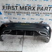 MERCEDES BENZ C-CLASS W205 SALOON REAR AMG BUMPER BLACK 2014 A2058555738 FMX72