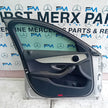 MERCEDES BENZ C-CLASS PASSENGER FRONT DOOR N/S/F SILVER 2014 ON COMPLETE FMD156