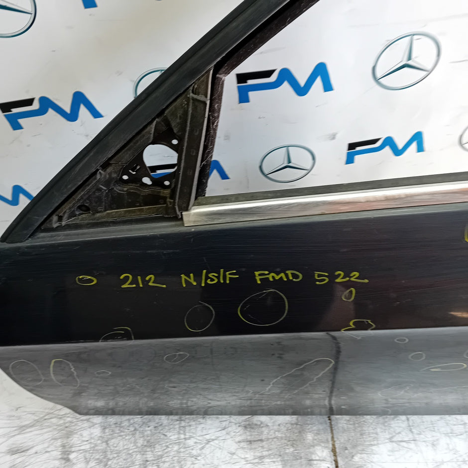 MERCEDES BENZ  E-CLASS W212 PASSENGER FRONT DOOR NSF 2015  GREY FMD522