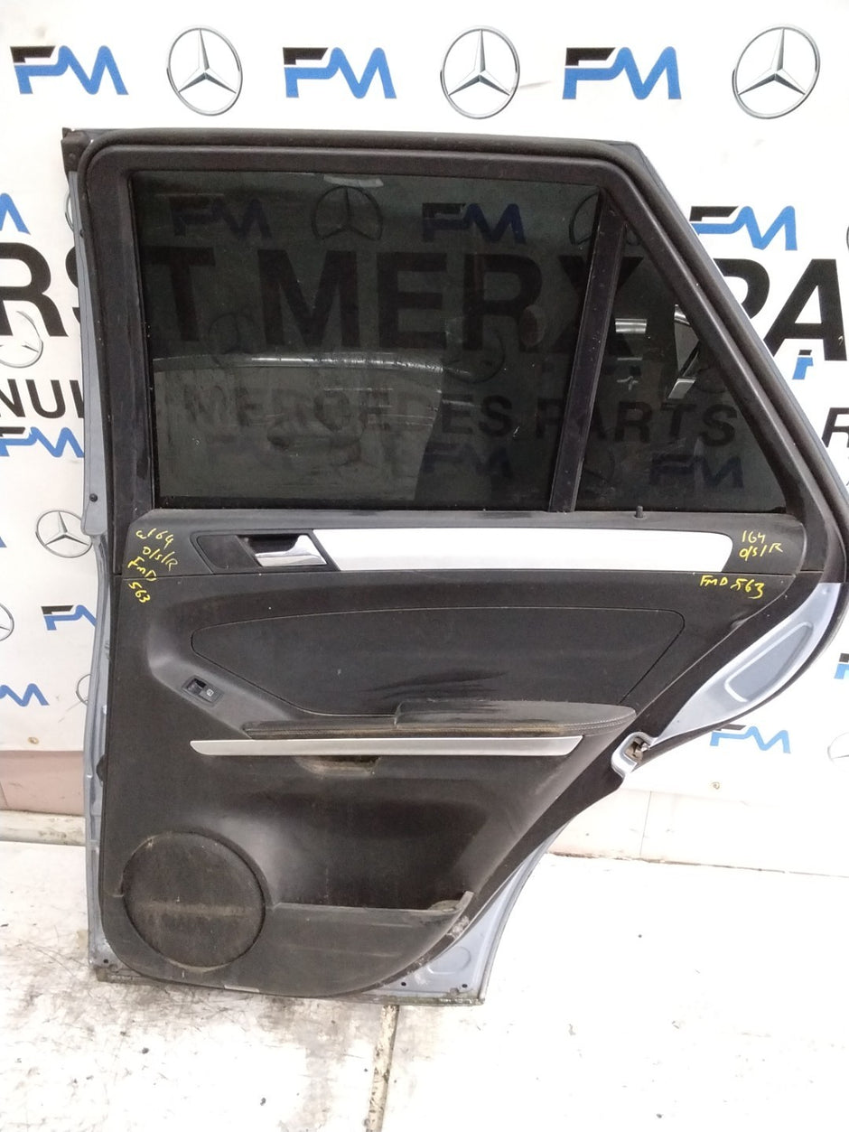 MERCEDES M-CLASS W164  DRIVER REAR DOOR OSR BLUE 2005-2011 COMPLETE FMD563