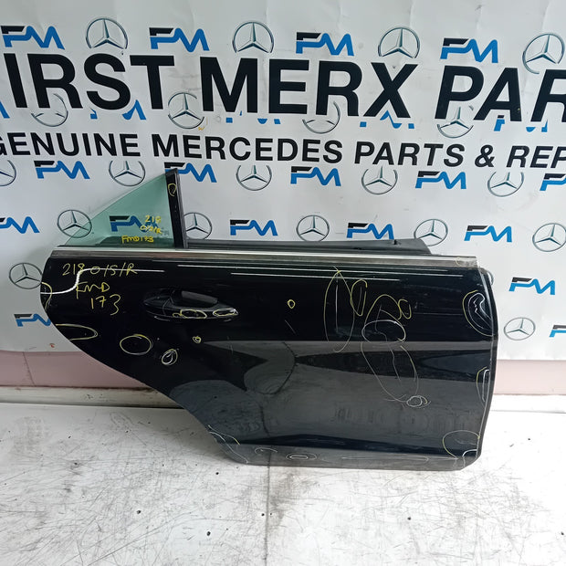 MERCEDES CLS W218 COUPE DRIVER SIDE REAR DOOR 2011-17 BLACK COMPLETE FMD173