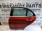 MERCEDES BENZ  C-CLASS W205 PASSENGER SIDE REAR DOOR N/S/R COMPLETE RED FMD97