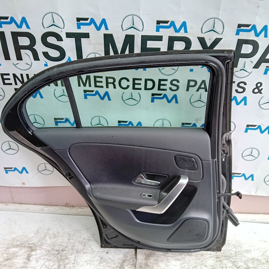 MERCEDES A-CLASS W177 PASSENGER REAR DOOR NSR BLACK 2018 ON COMPLETE FMD261