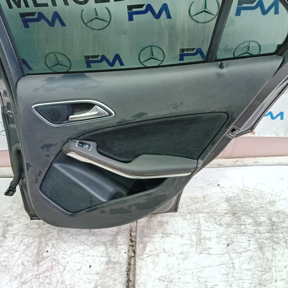 MERCEDES BENZ GLA X156 DRIVER REAR DOOR OSR 2014-19 GREY COMPLETE FMD271